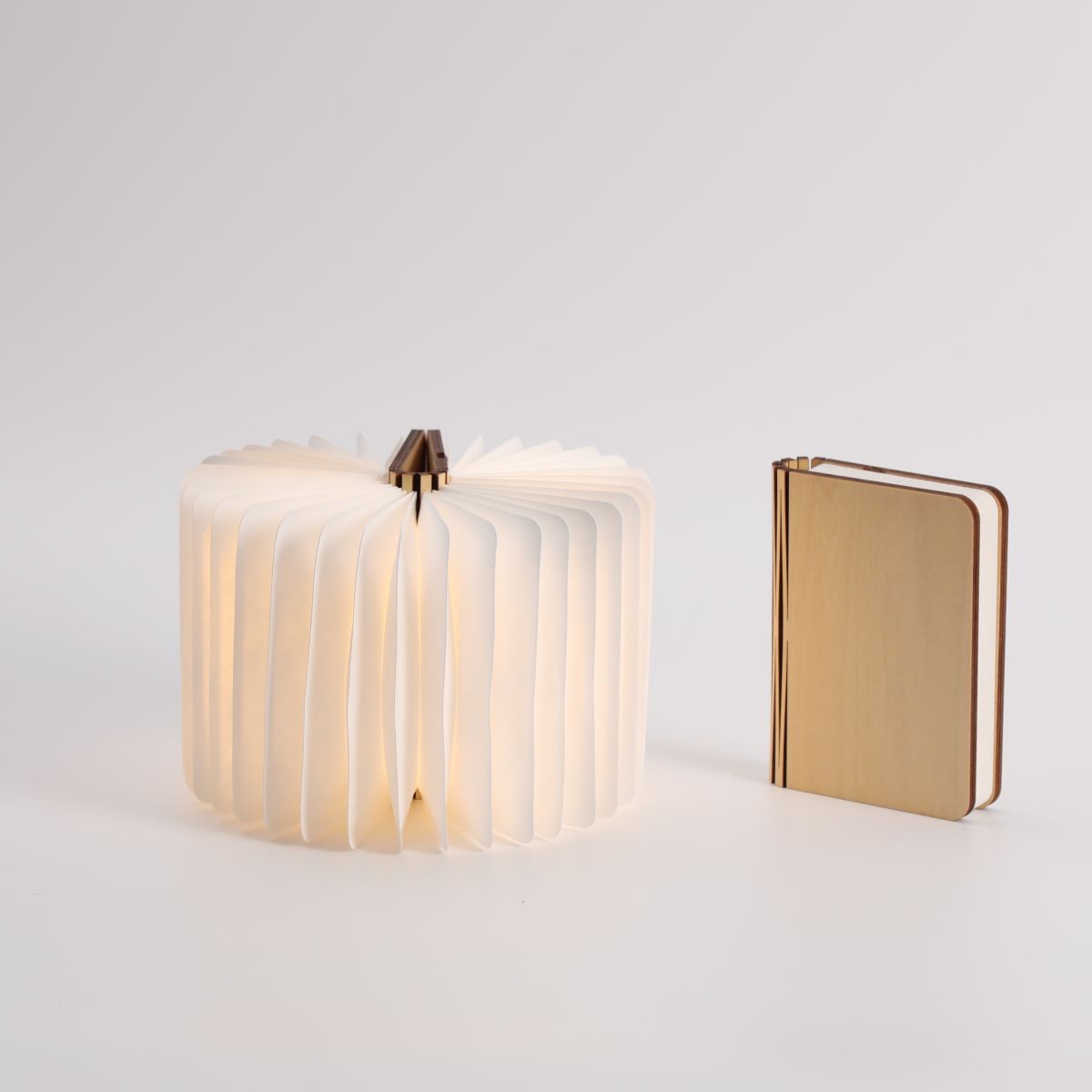 Livre lumineux A6 Bois d'érable 12 x 9 cm