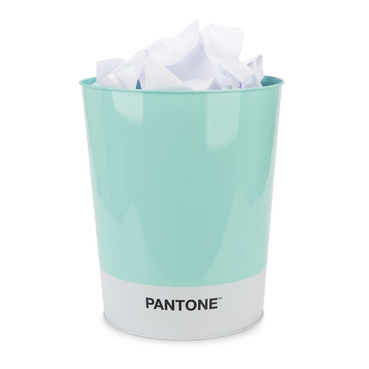 Corbeille à papier Pantone Turquoise étain