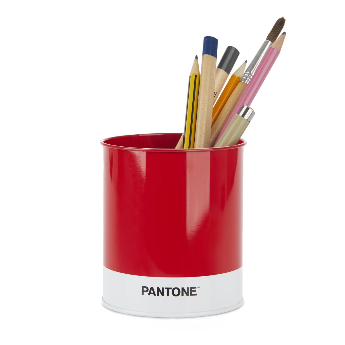 Pot à crayons Pantone Rouge étain