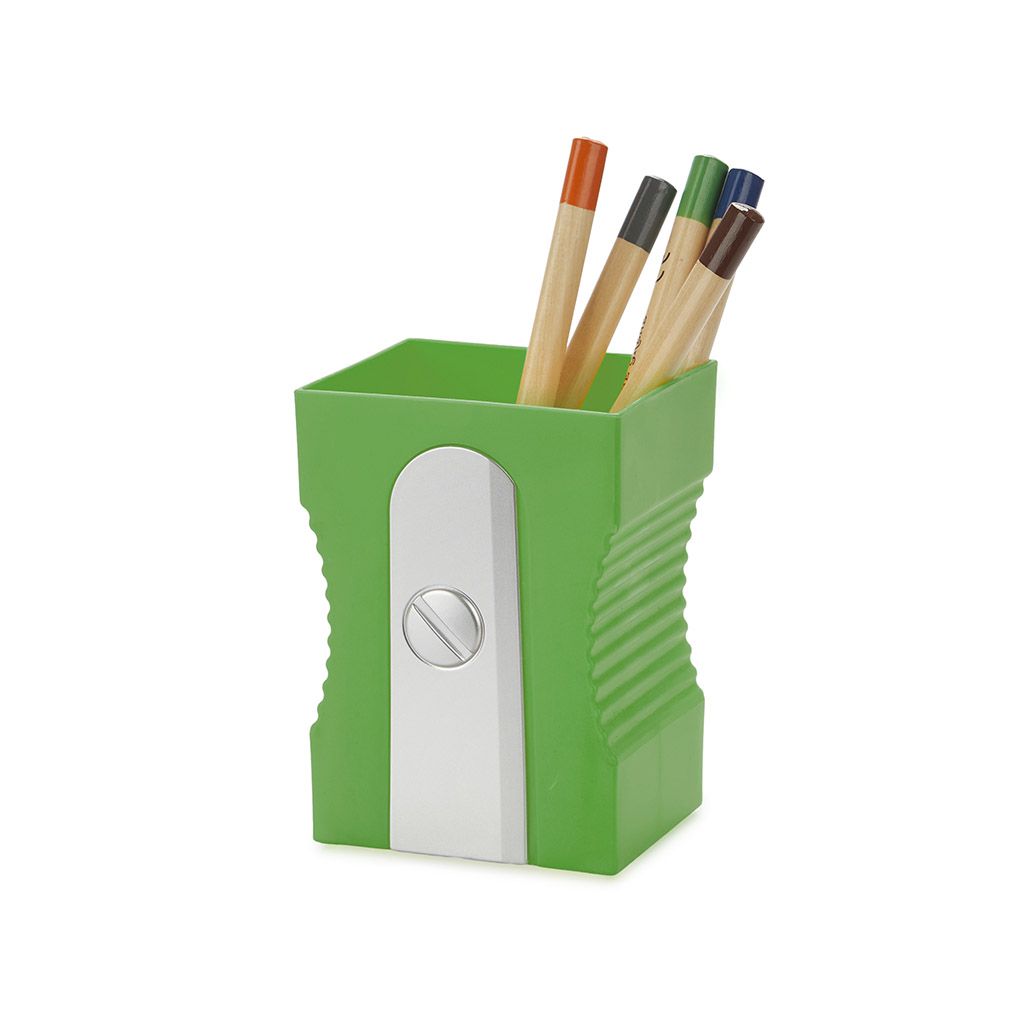 Pot à crayons Sharpener plastique vert