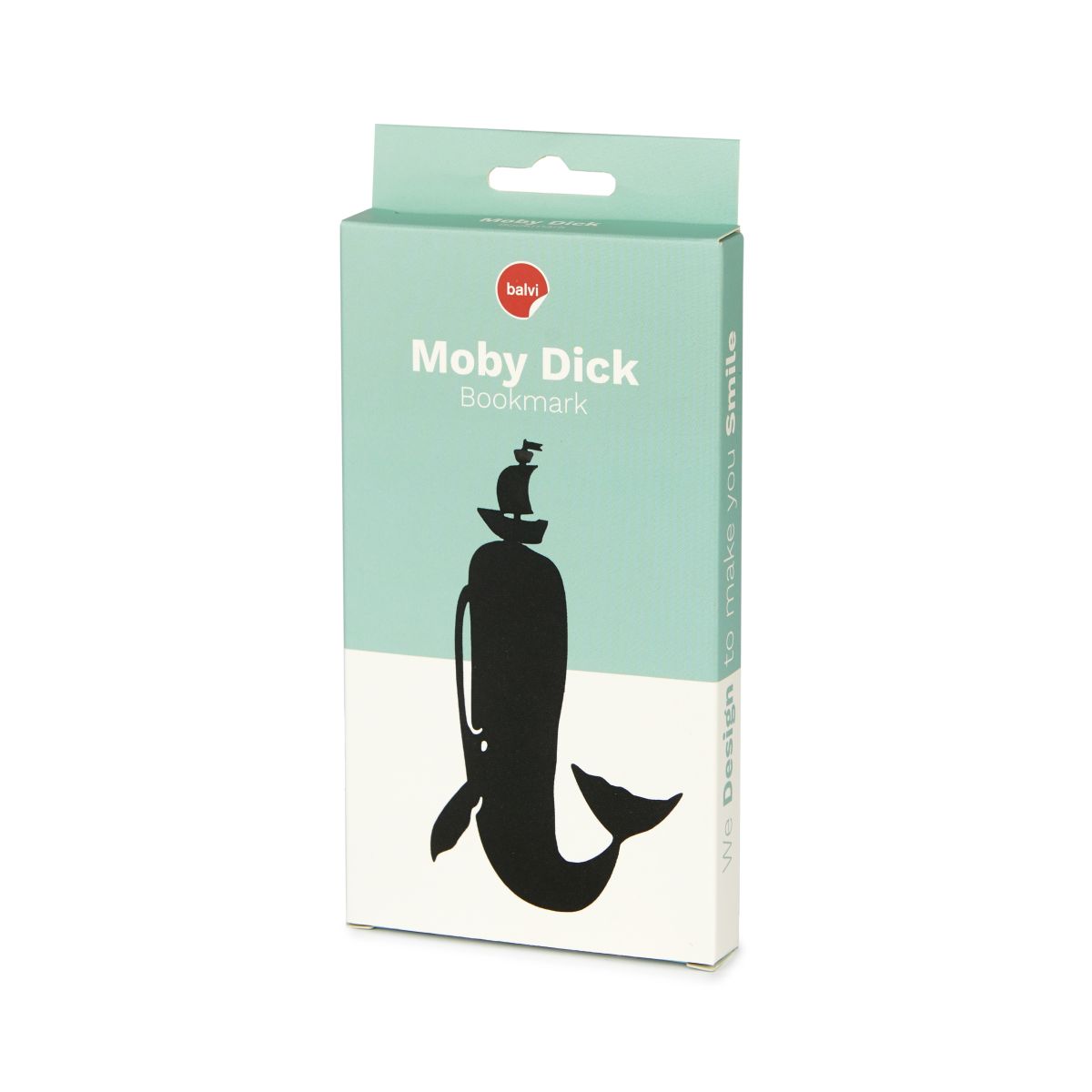 Marque-page Moby Dick Noir plastique