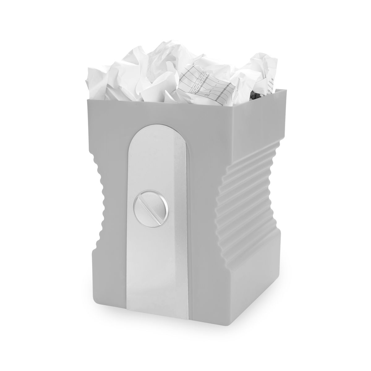 Corbeille à papier Sharpener gris plastique