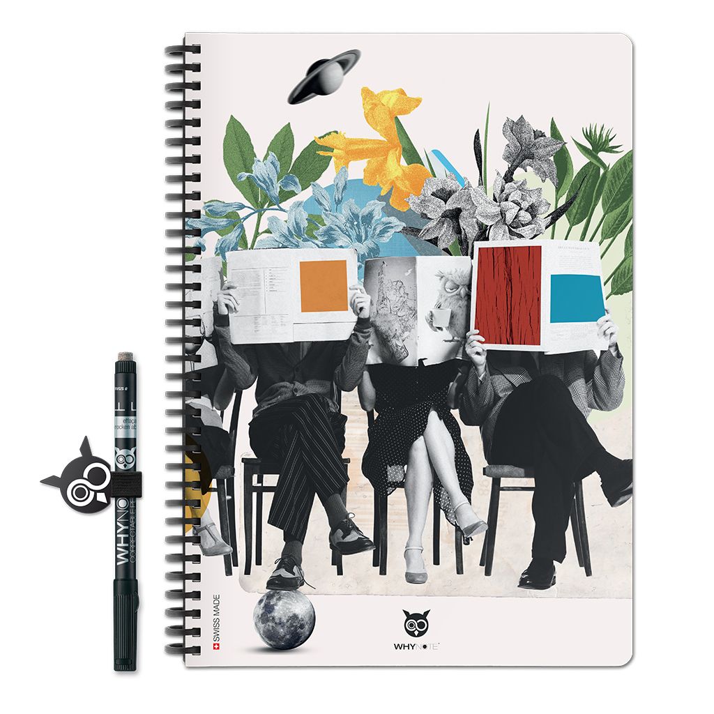 Bloc-notes effaçable A4 Newspaper 