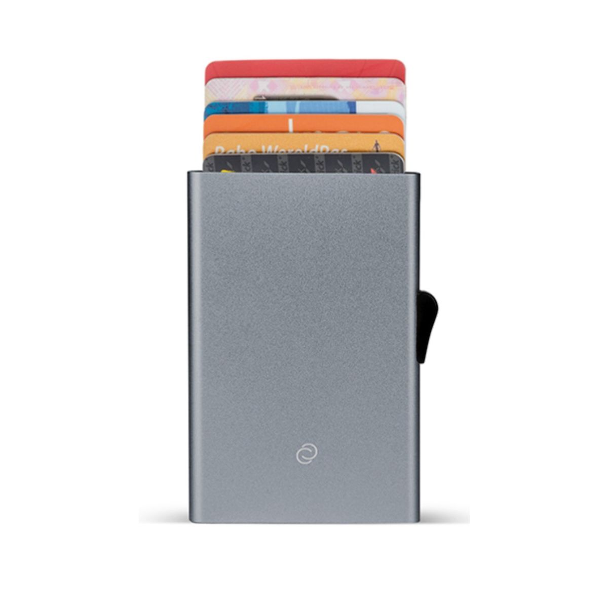 Porte-Cartes en Aluminium Gris 