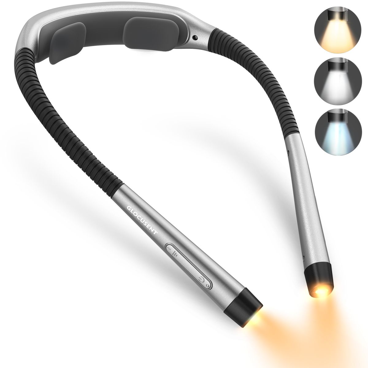 Lampe de lecture de cou Ergonomic Gris
