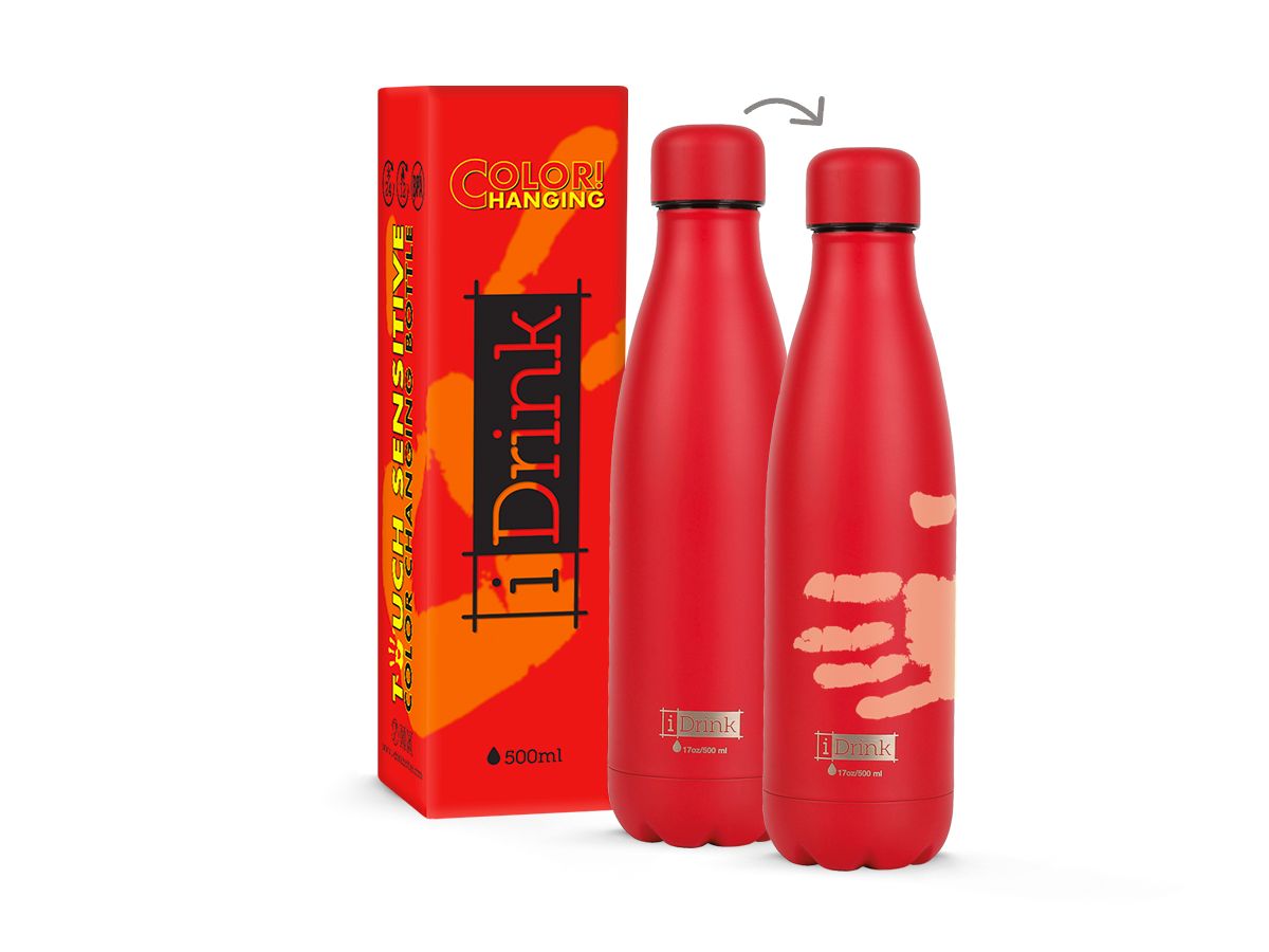 Bouteille Color Change 500ml Red / Yellow