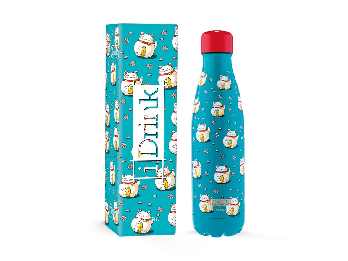 Bouteille 500ml Graphics Lucky Cat