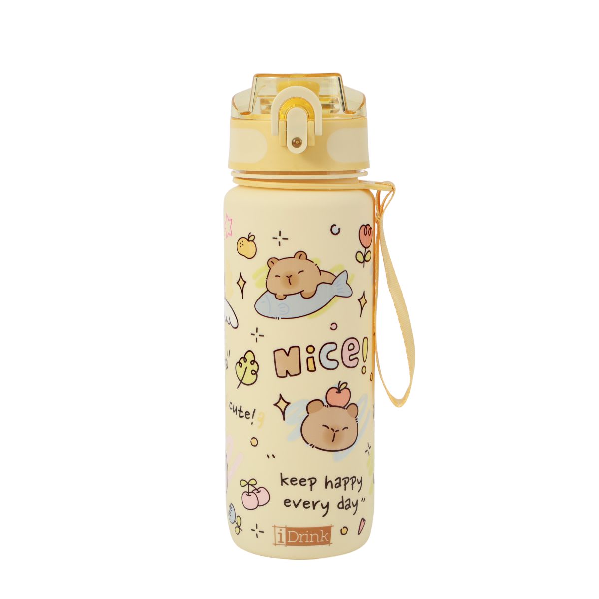 Tritan Motivational Bottle 750ml Capybara