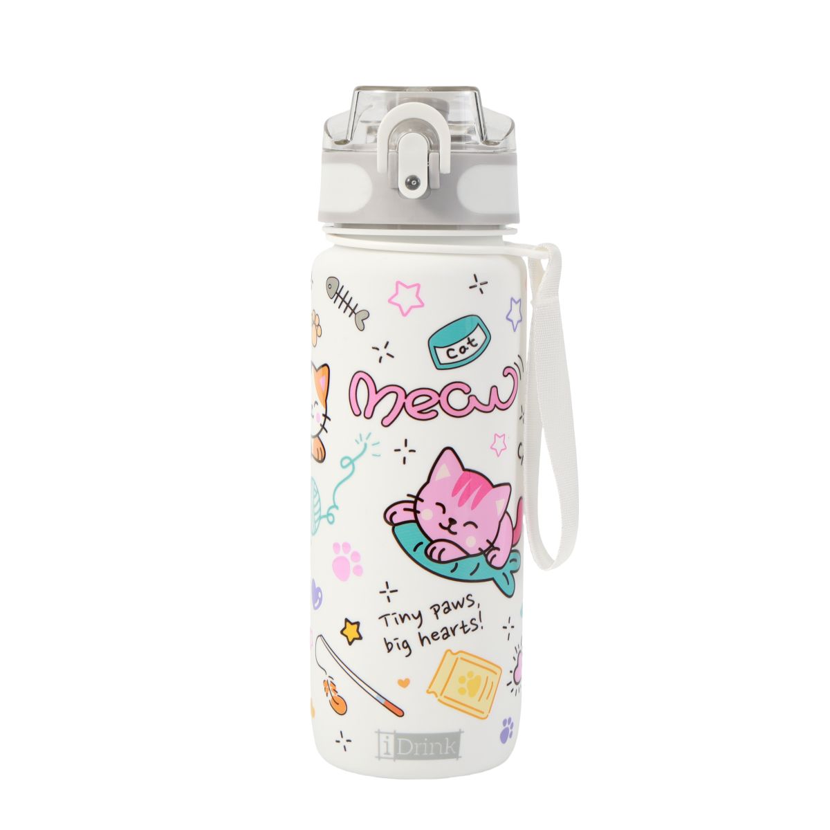 Tritan Motivational Bottle 750ml Cat