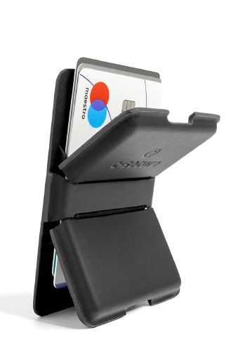 C-secure MagSafe RFID Wallet Black