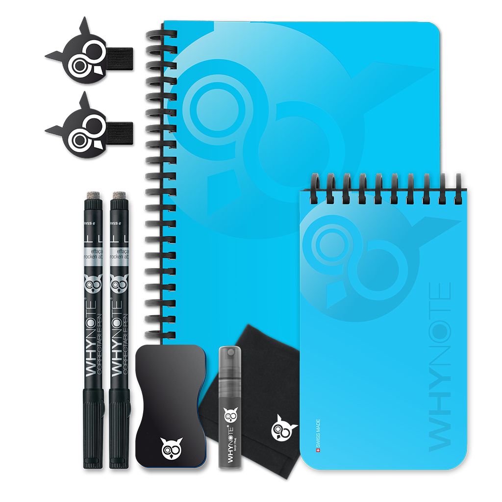 Set de Papeterie Whynote 7 pièces Bleu