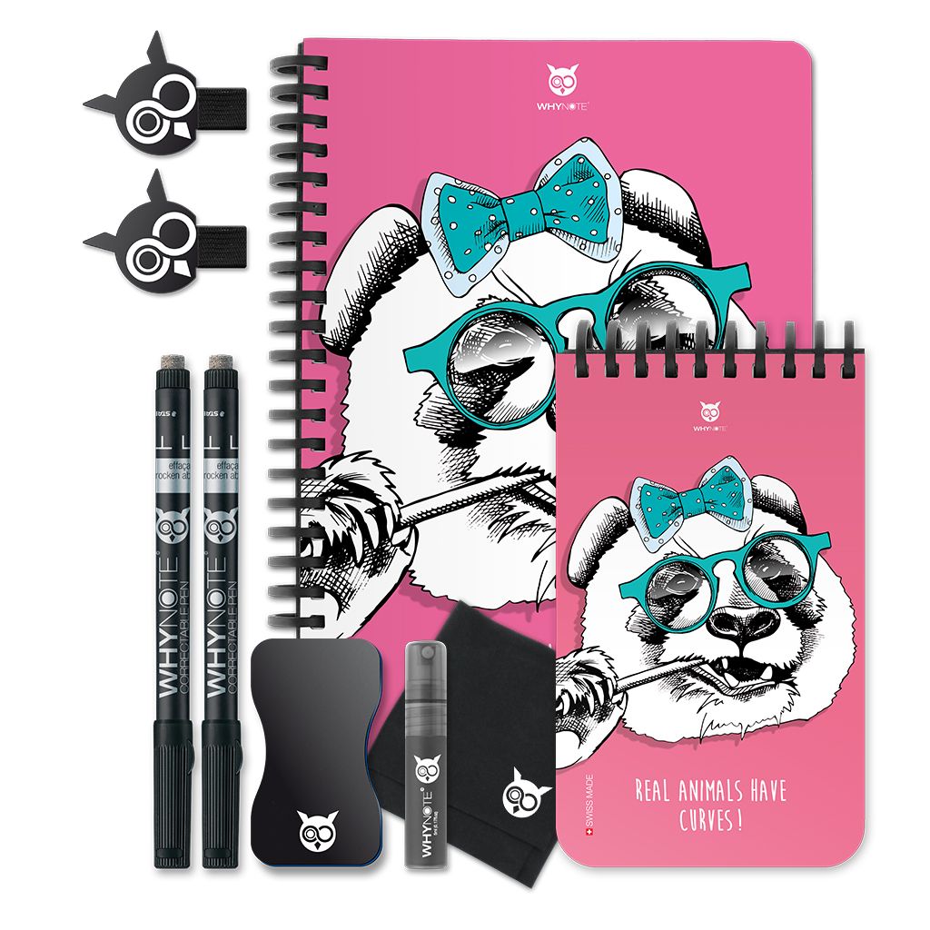 Set de Papeterie Whynote 7 pièces Panda