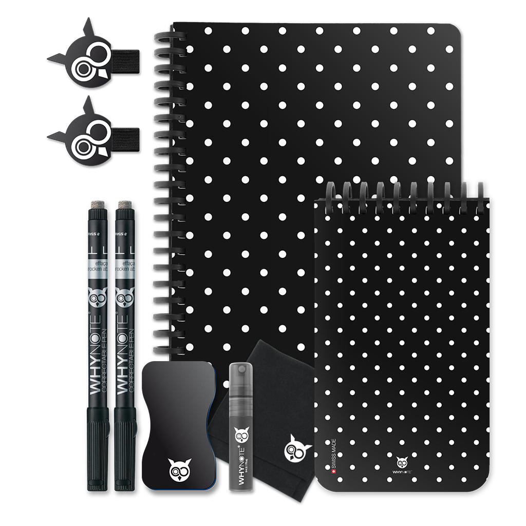 Set de Papeterie Whynote 7 pièces Dots 