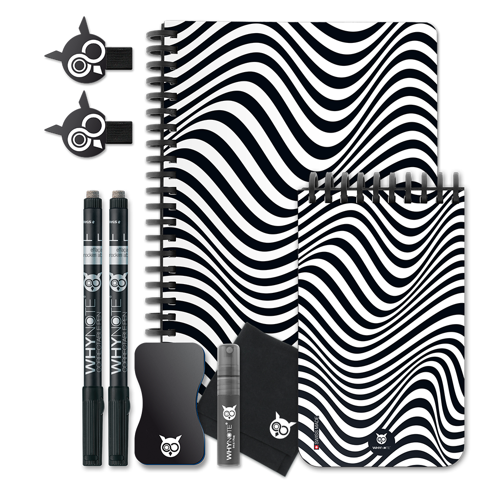 Set de Papeterie Whynote 7 pièces Waves
