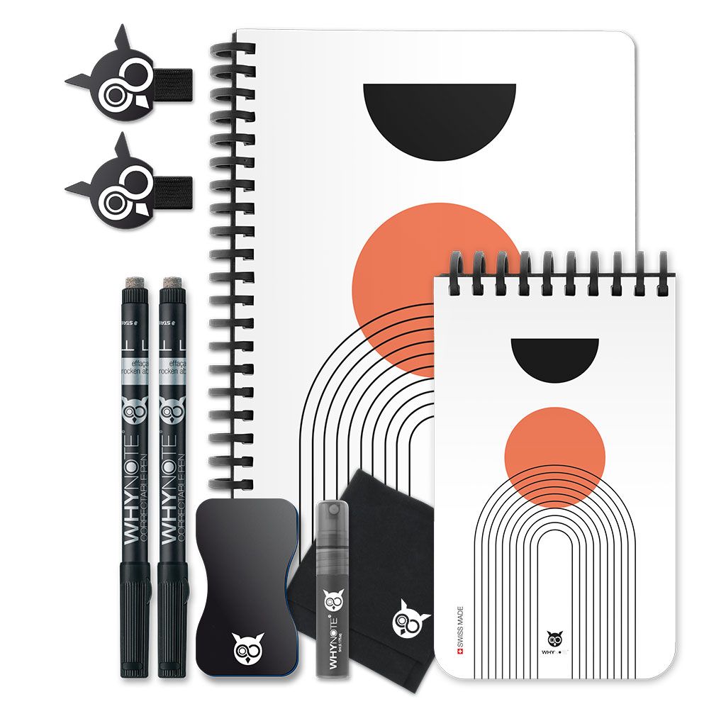 Set de Papeterie Whynote 7 pièces Bauhaus