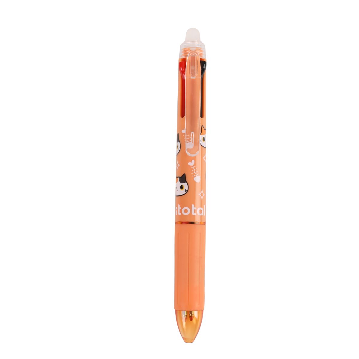 Stylos effaçables 4 en 1 Chat  Stylo effaçable 4 en 1 Chat