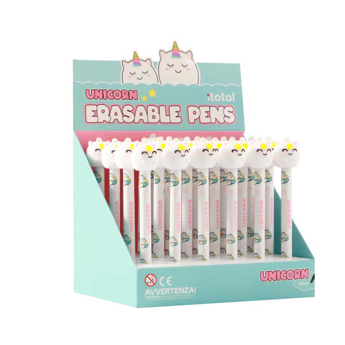 Stylos effaçables 3D Licorne 