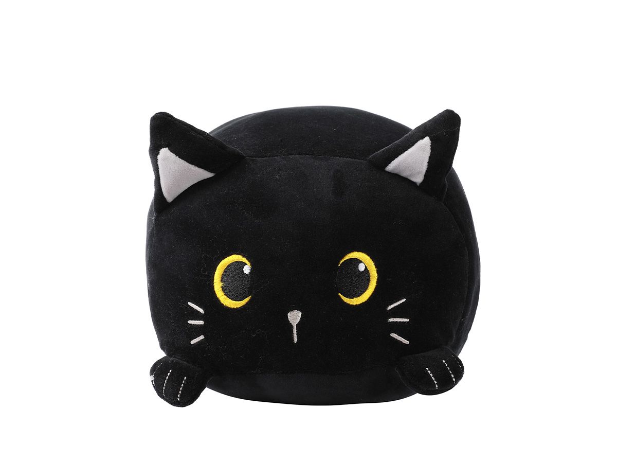 Coussin Chat, géant Coussin Chat noir, géant