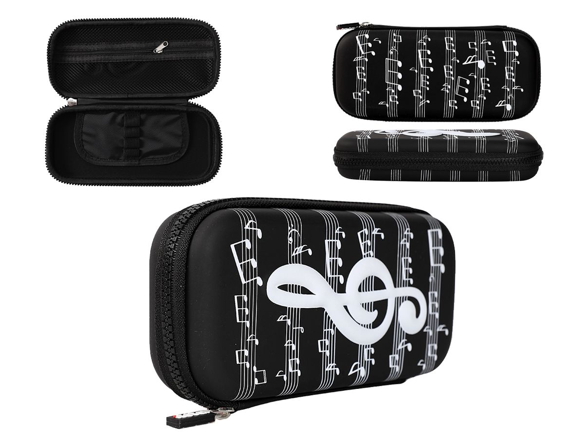 Etui rigide 3D Music Noir