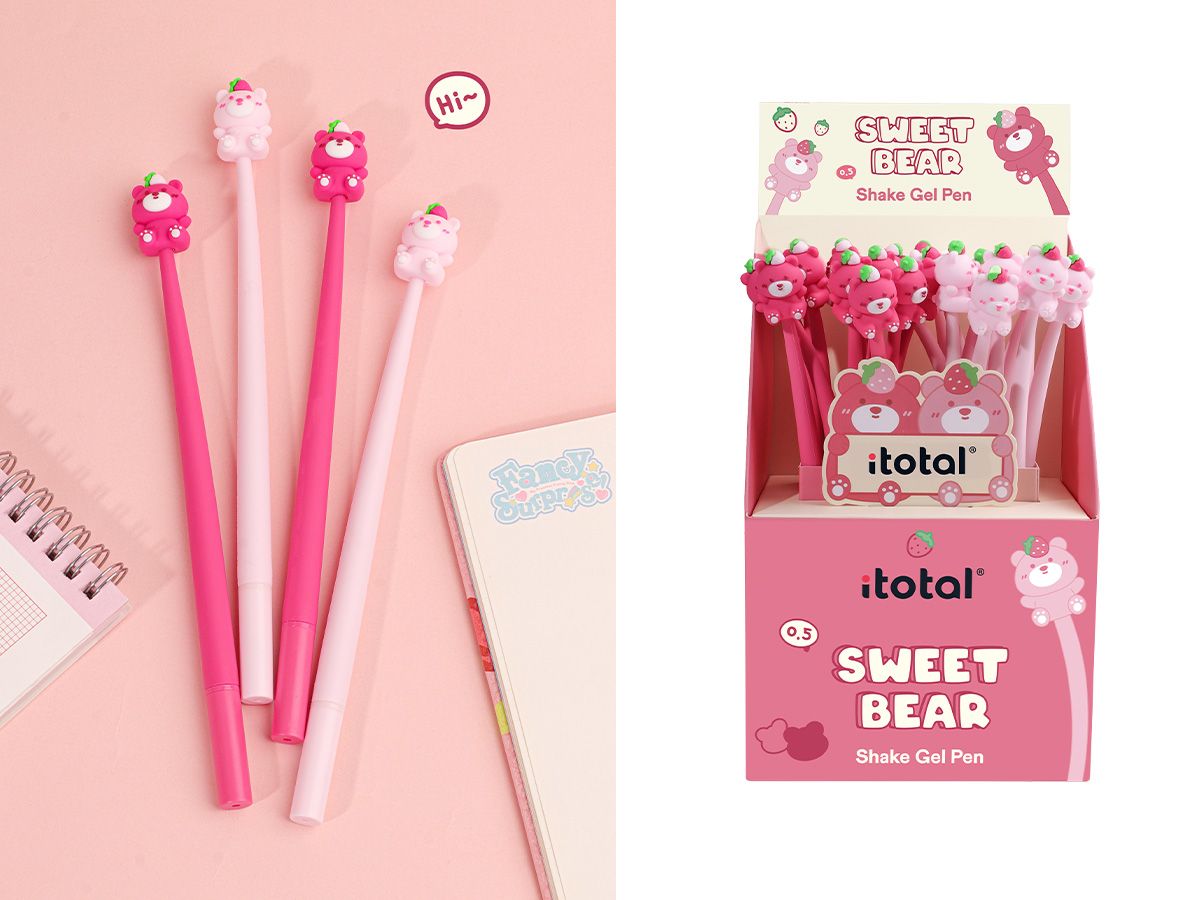 Stylos Flexibles Sweet Bear Pink Bears