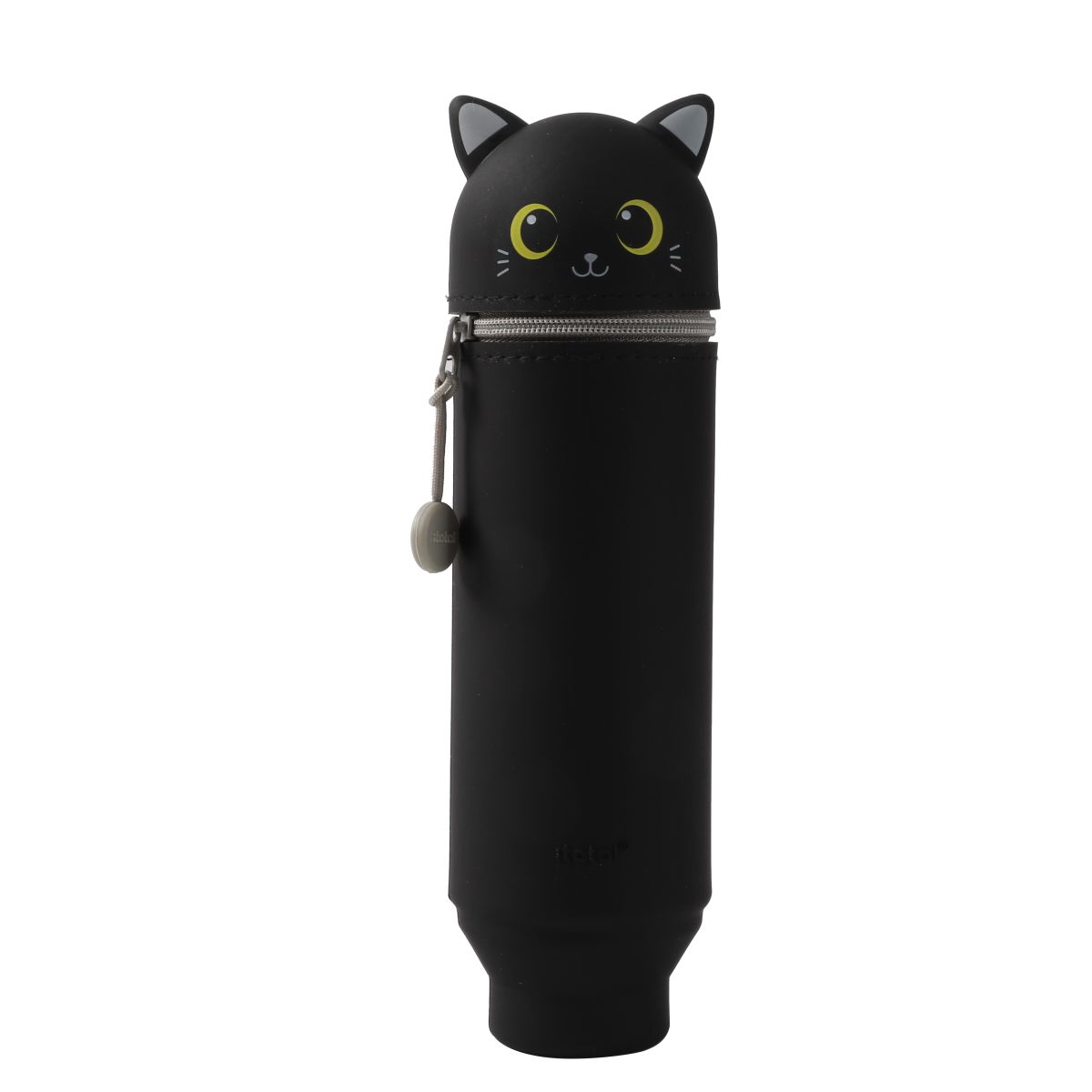 Trousse en silicone Chat  Noir