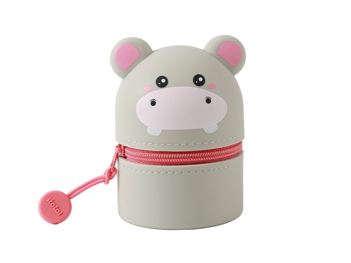 Trousse en silicone mini Hippo