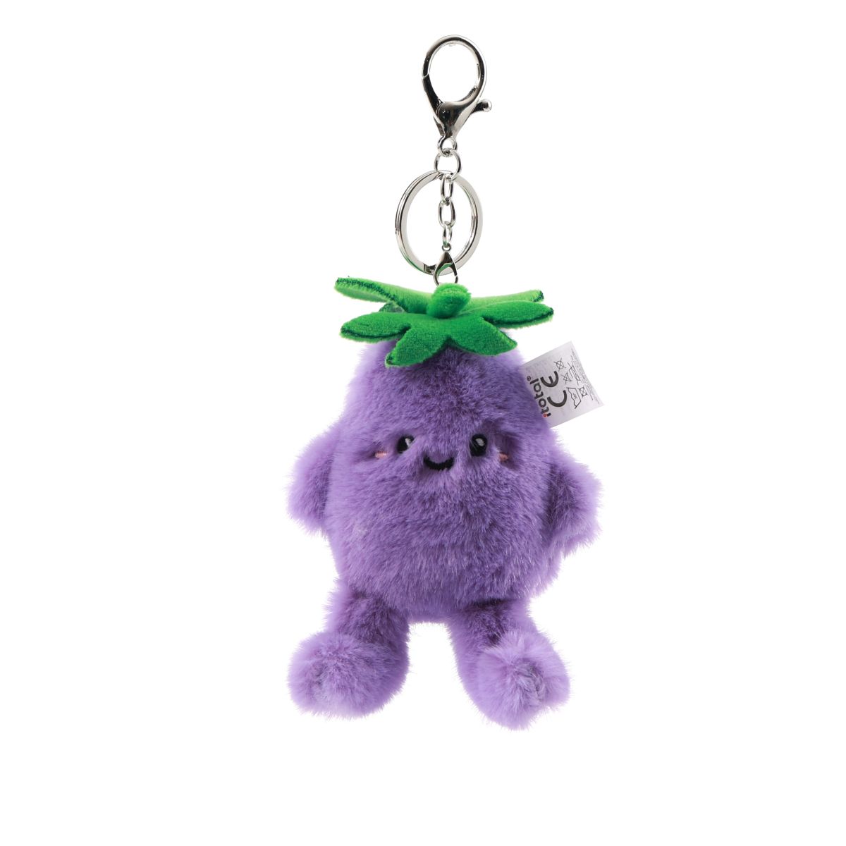 Porte-clés en peluche Fresh Market Ellie Ellie l'aubergine