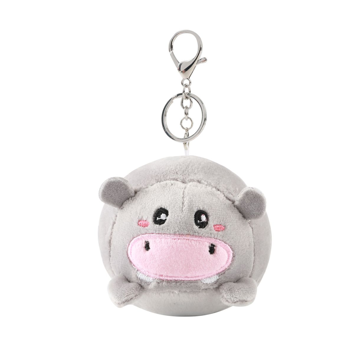Porte-clés en peluche Hippo 
