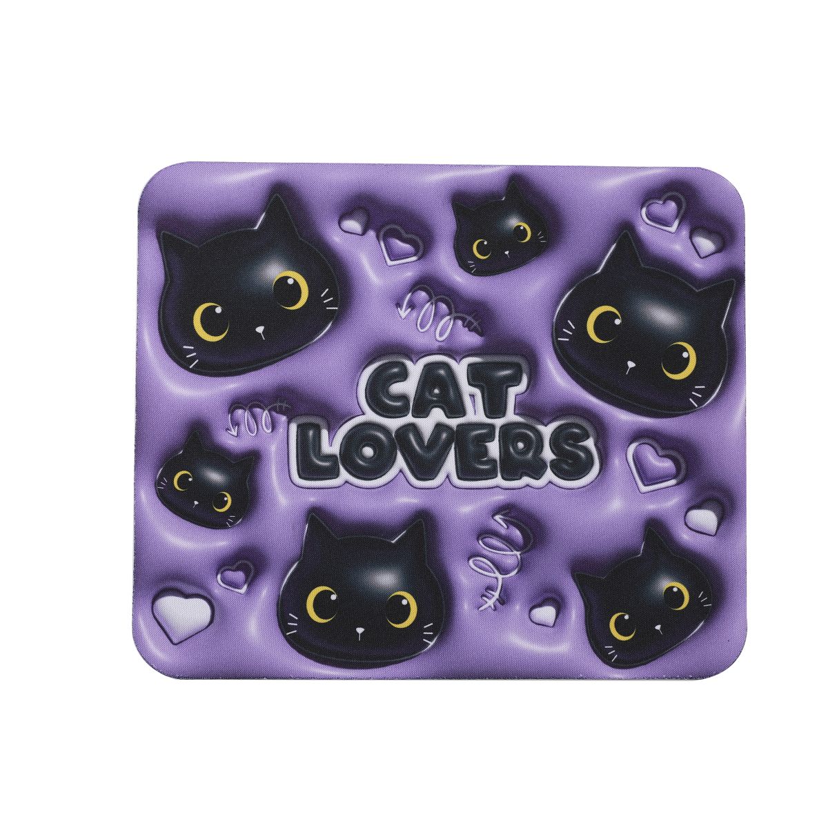 Tapis de souris chat noir