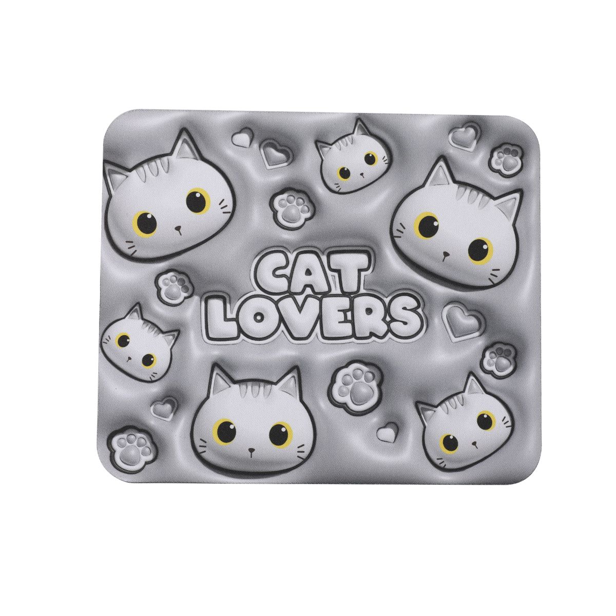 Tapis de souris chat blanc