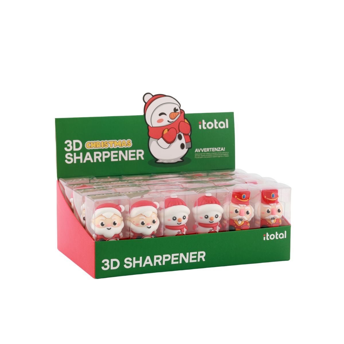 Taille-crayons 3D XMAS  