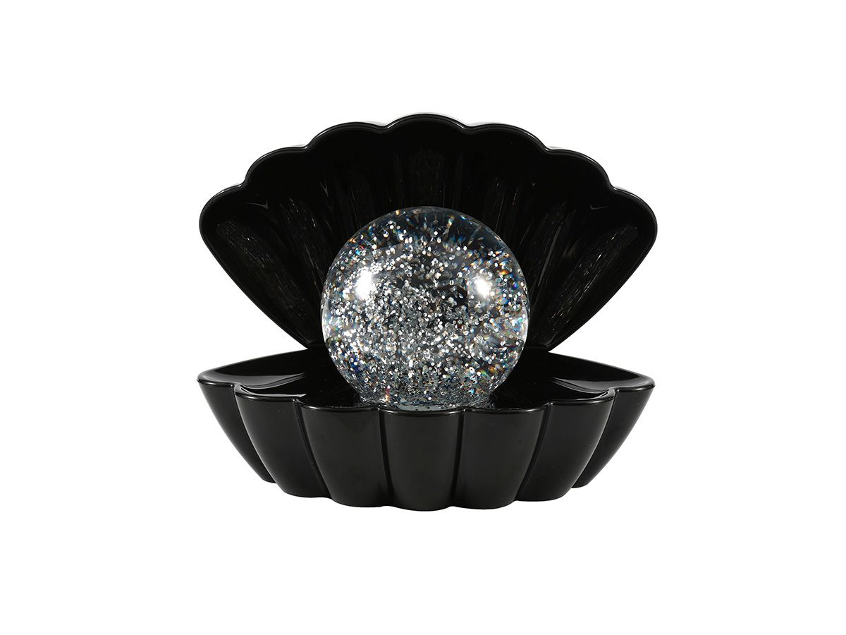 Lampe coquillage avec changement de couleurs Noir