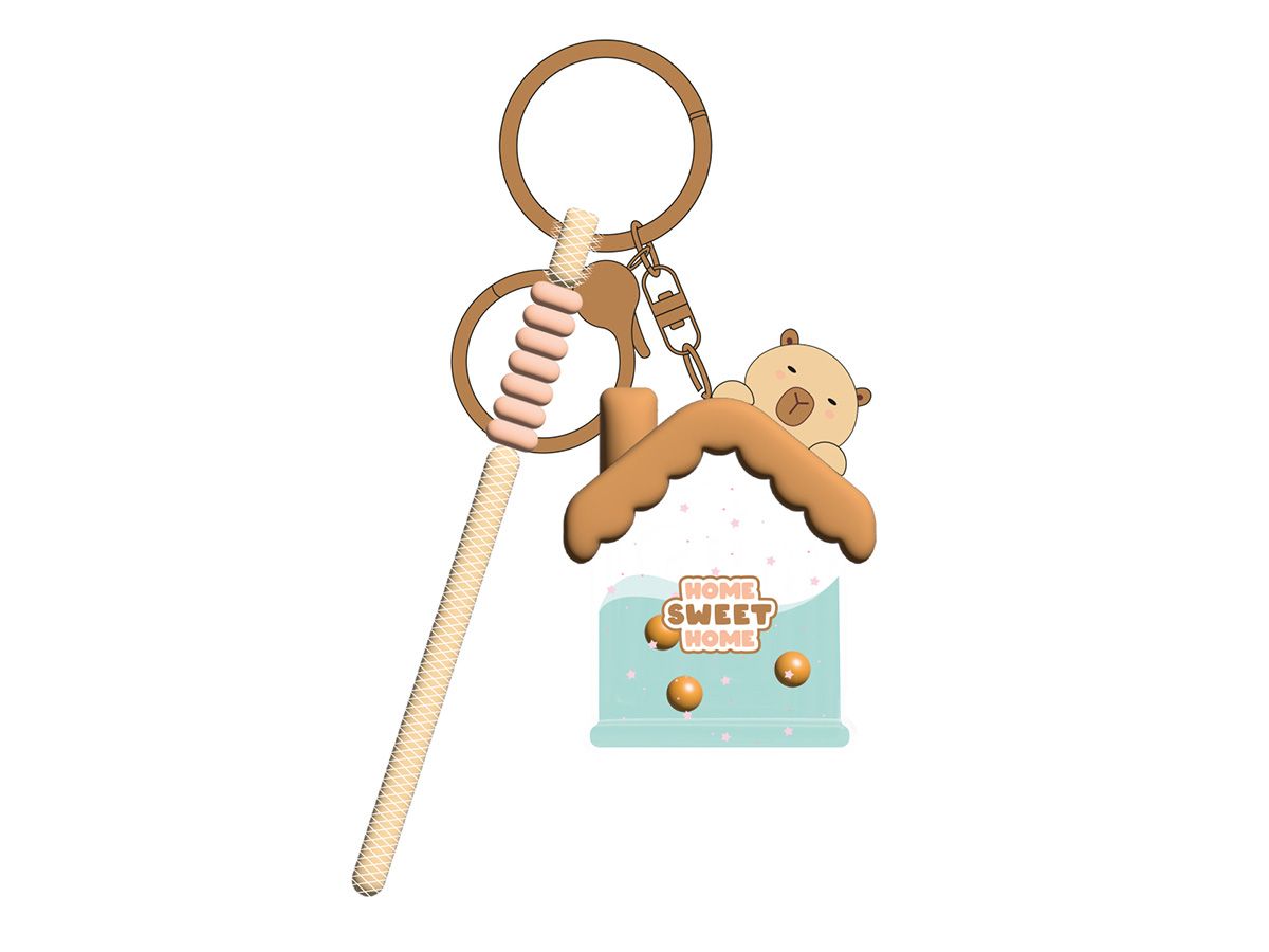 Porte-clés Maison Capybara