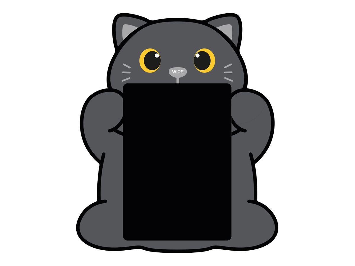 Tableau magique Chat noir