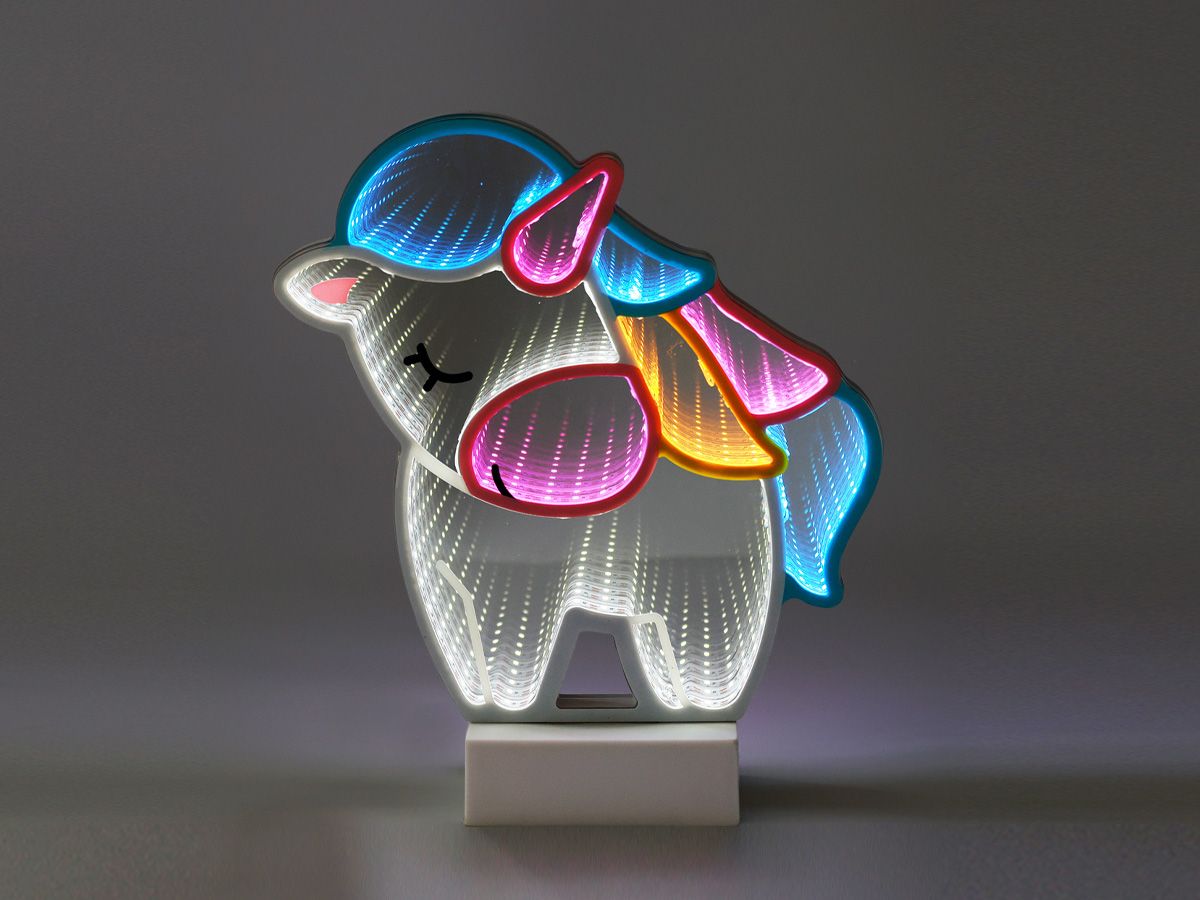 Lampe LED Infinity Light Licorne 