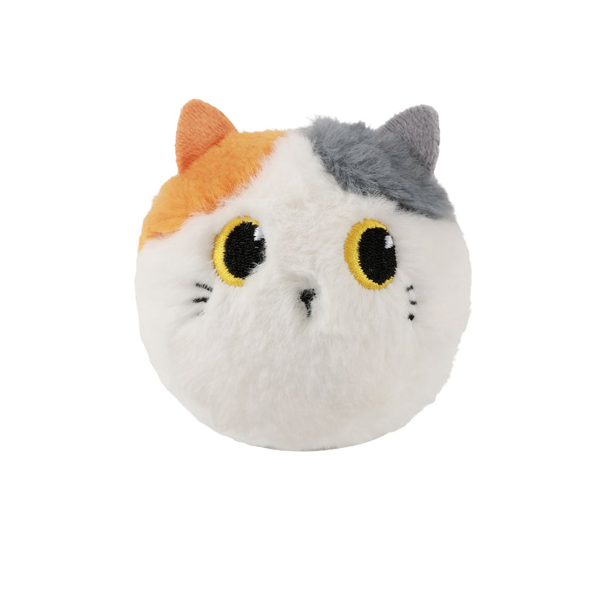 Bouncy Ball Chat Blanc & Orange