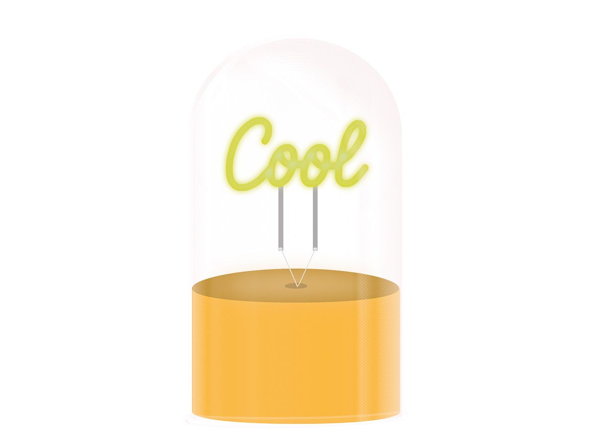 LAMPE LED Lampe Dôme en verre Cool 