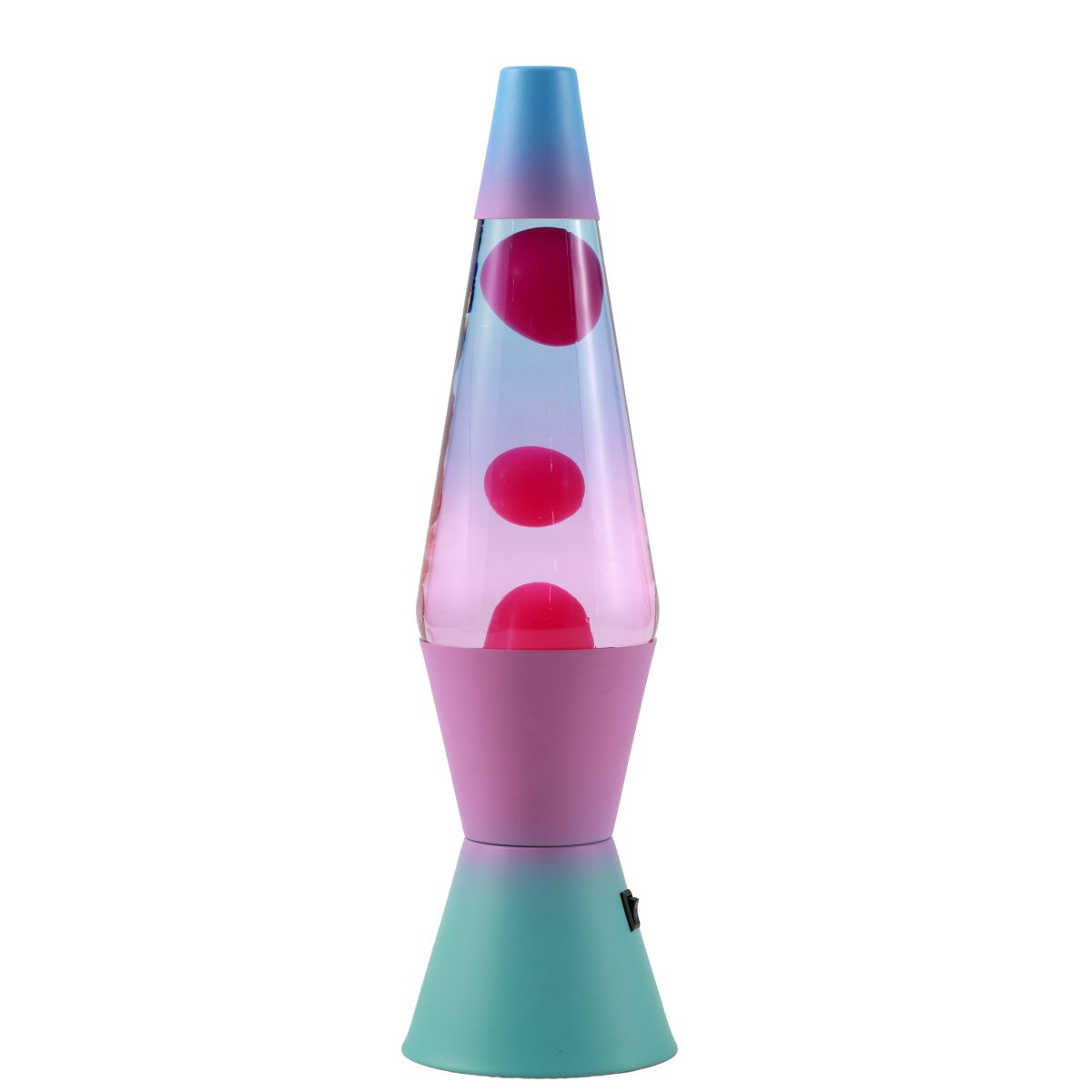 Lampe Lave Led base Rose & Vert - Multicolor 