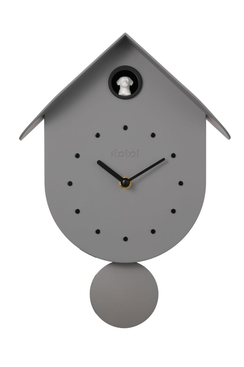 Horloge murale - Coucou gris - Chien 