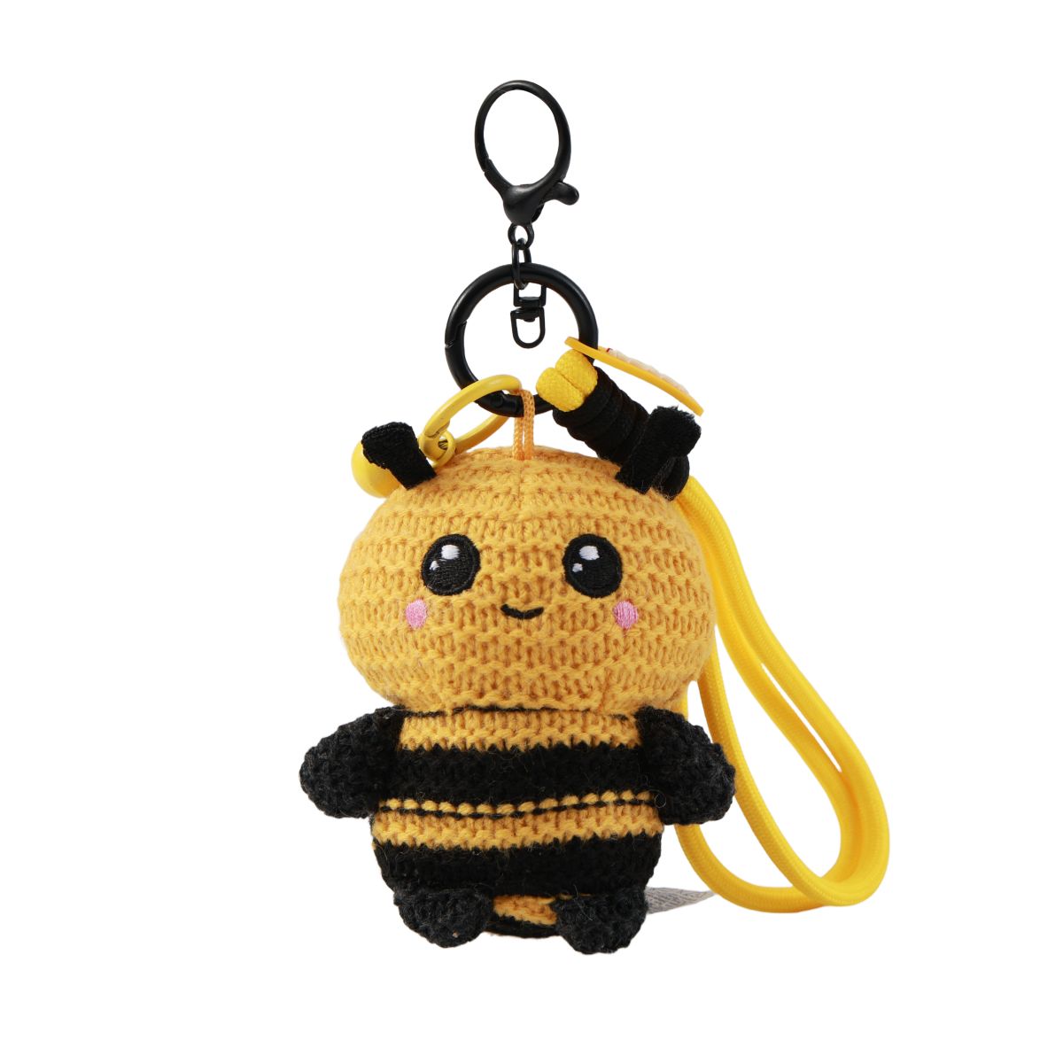 Porte-clés au crochet Abeille 