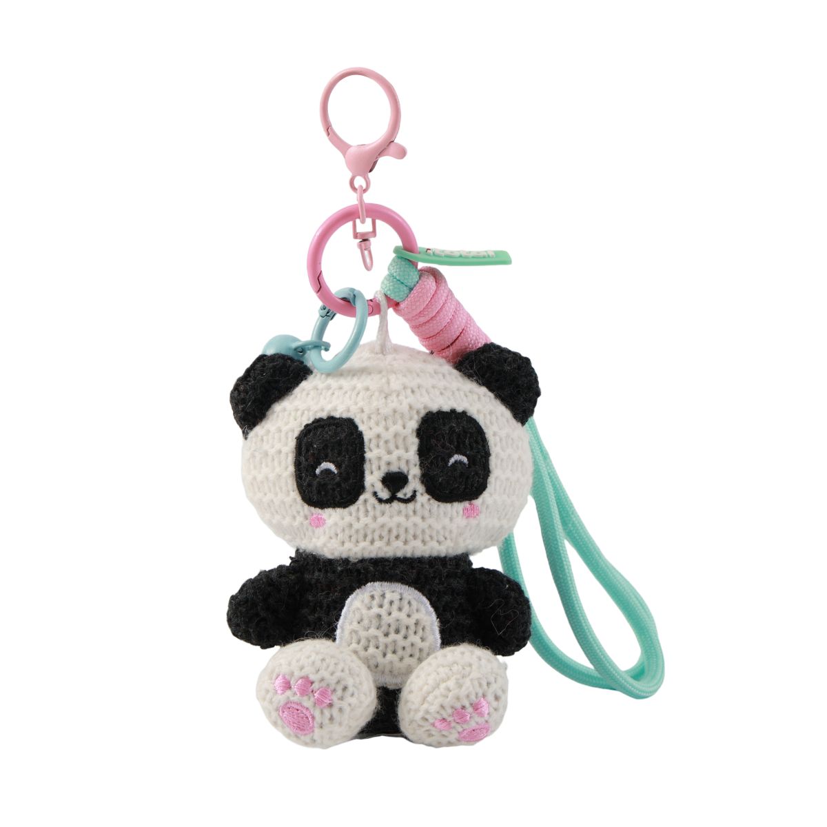 Porte-clés au crochet Panda 