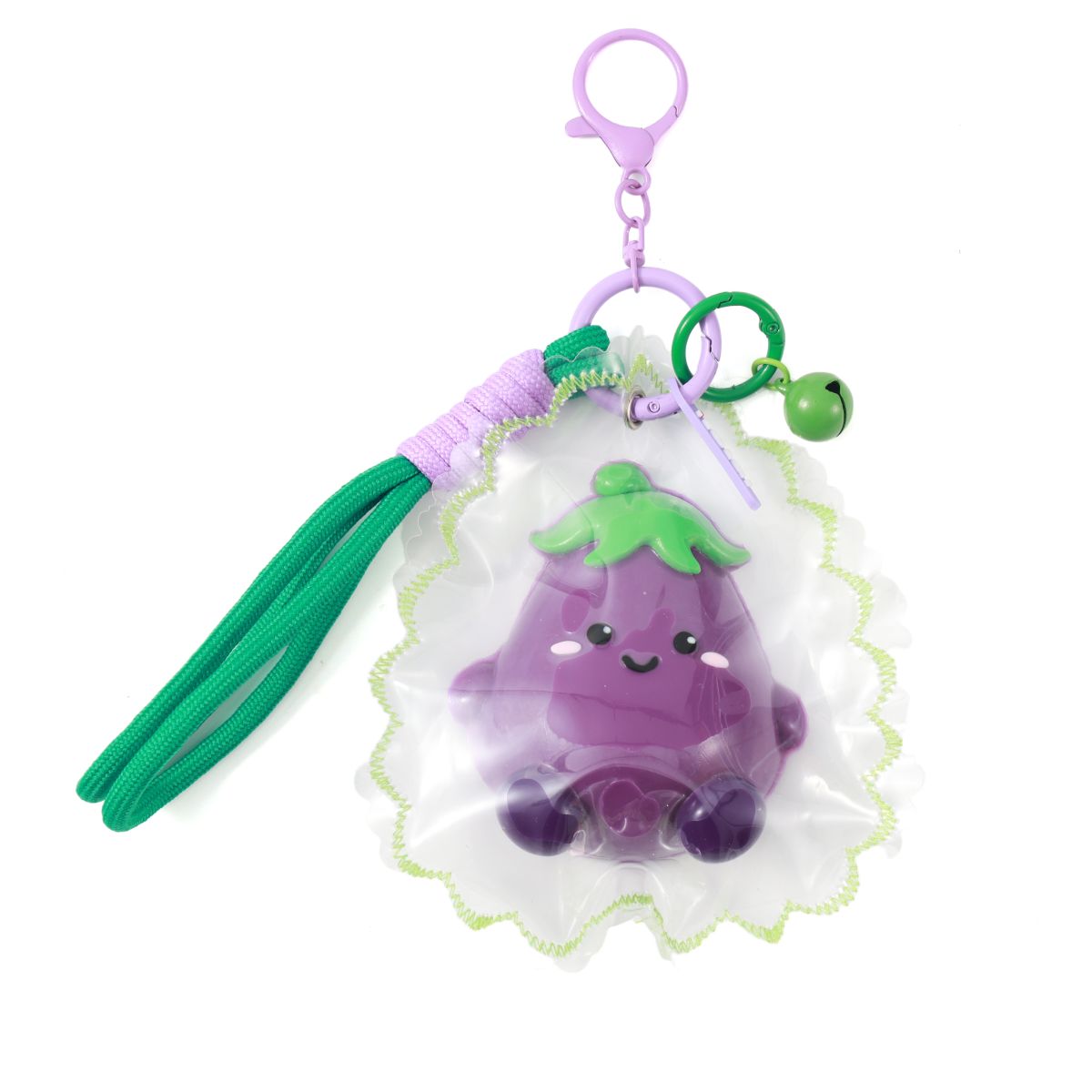 Porte-clés Jelly Pop Fresh Market Ellie l'aubergine 