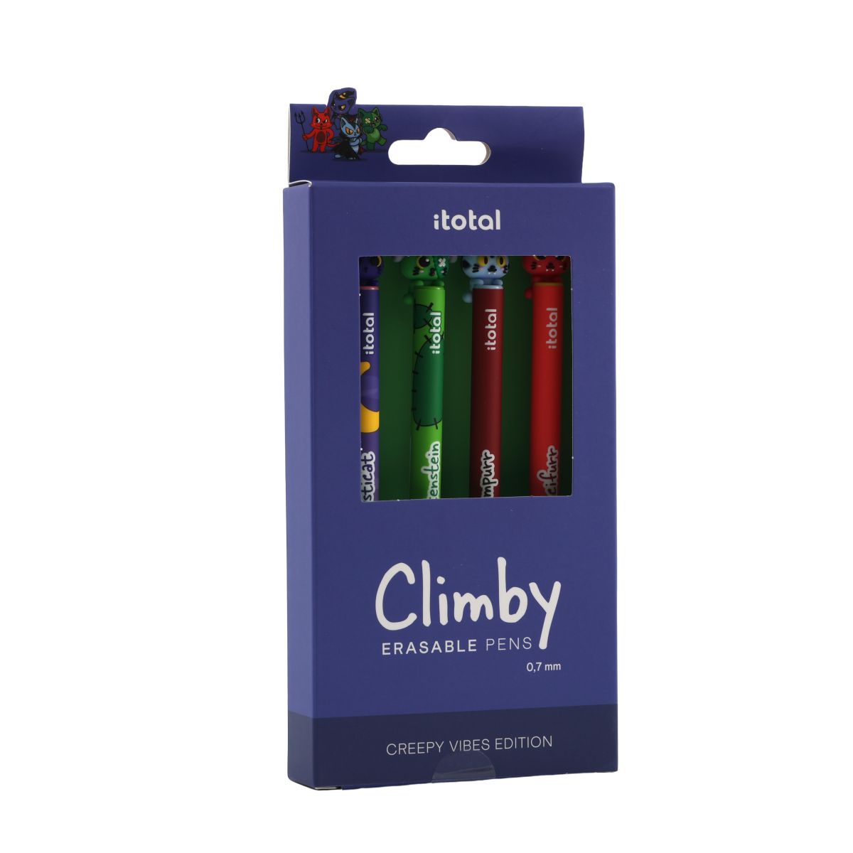 Set de 4 stylos effaçables Climby Creepy Vibes 