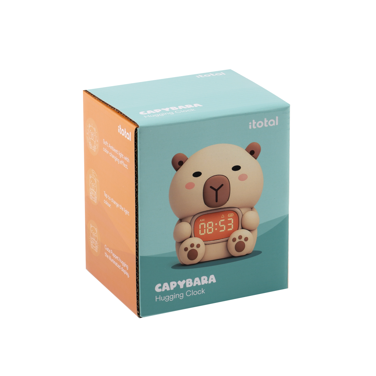 Hugging Clock Capybara 