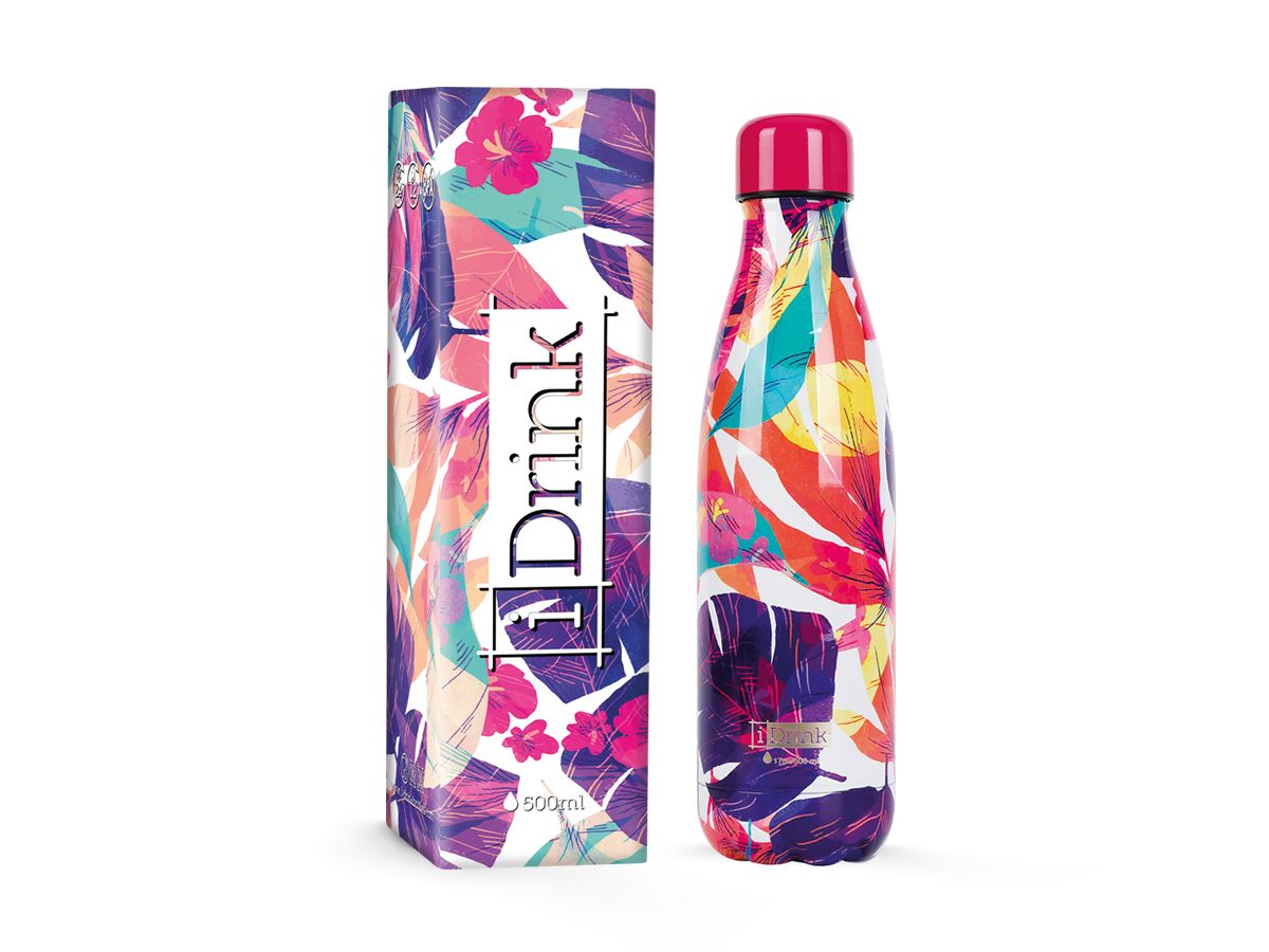 Bouteille 500ml Graphics Flowers 