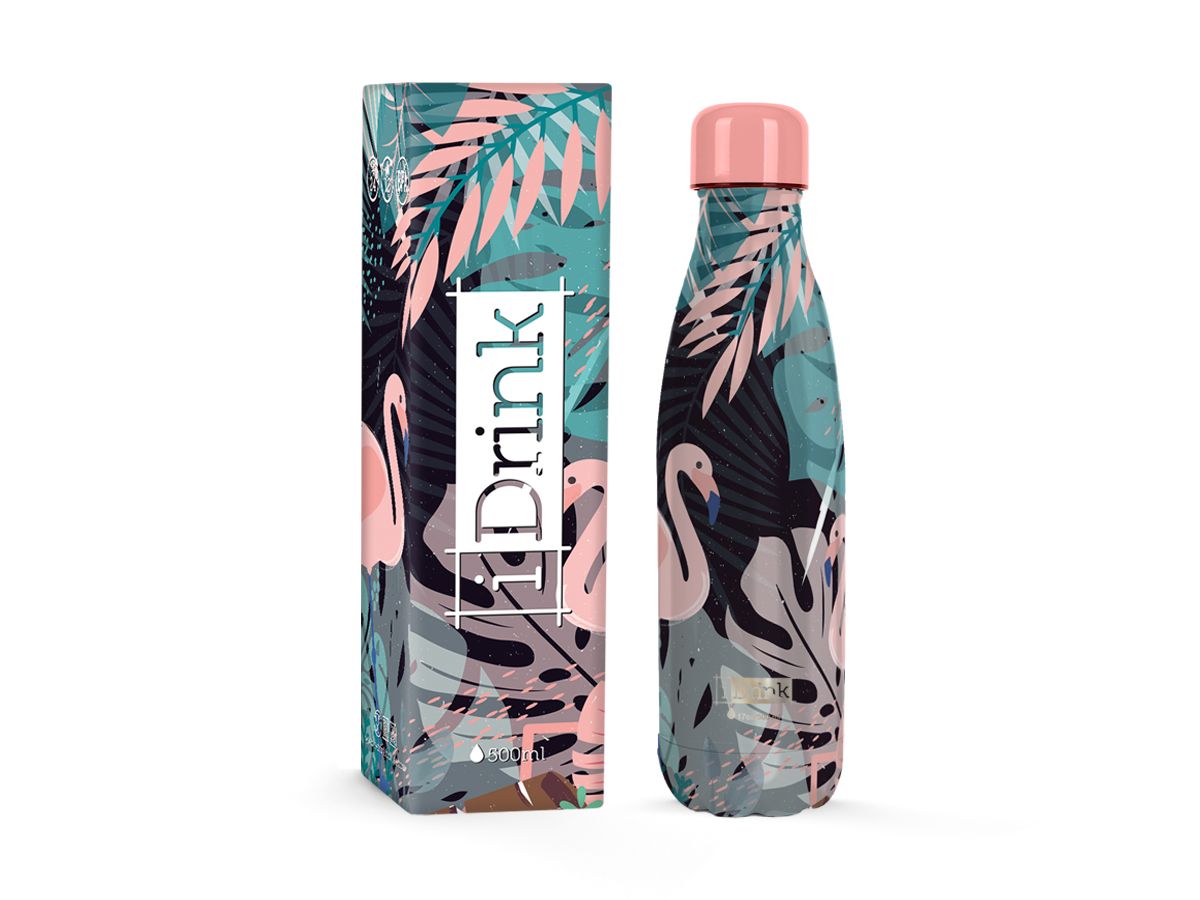 Bouteille 500ml Graphics Flamingo 