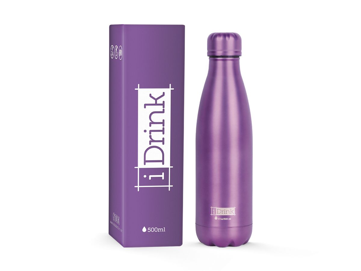 Bouteille Metallics 500ml Purple