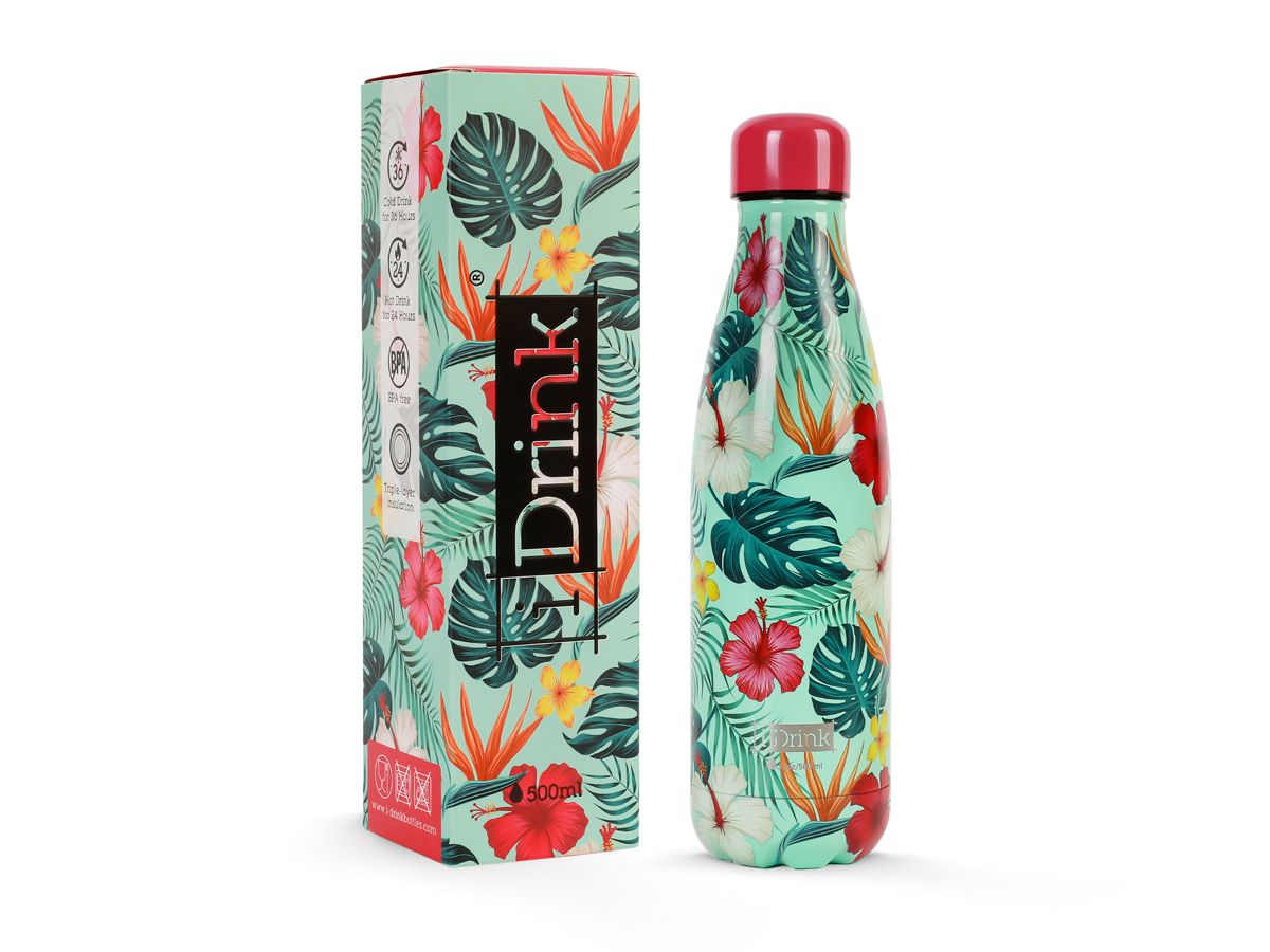 Bouteille 500ml Graphics Tropical