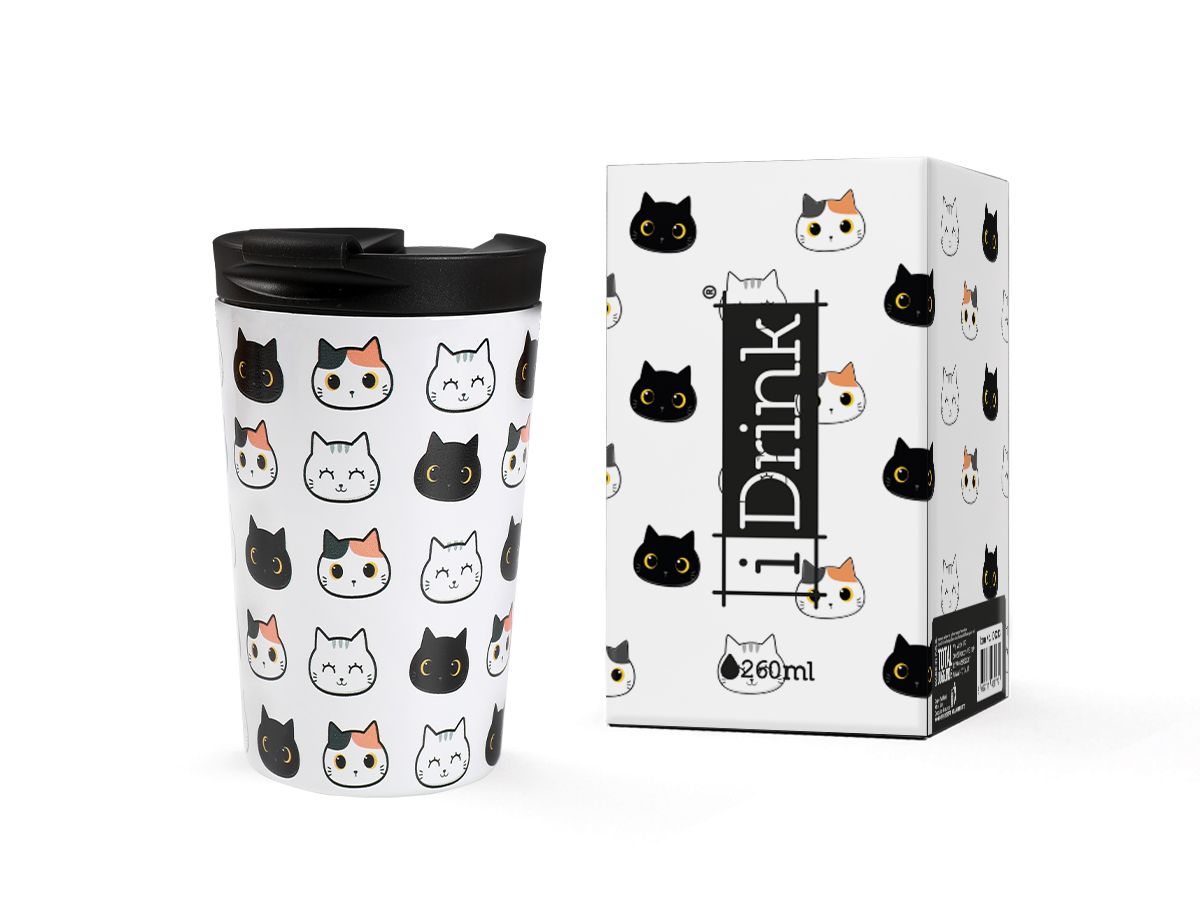 Travel Mug 260ml Cat