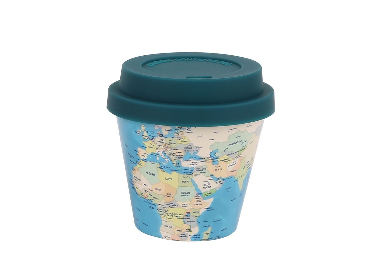 Tasse en R- Pet 90ml The World Is Yours 